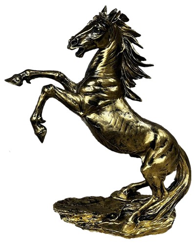 Koń ferrari złoty