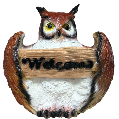 Sowa brązowa Welcome