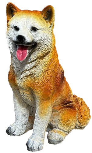 Pies husky mały rudy